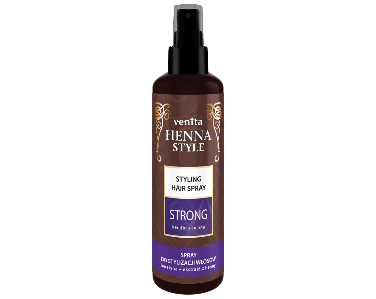 VENITA Henna Style Spray do stylizacji włosów - Strong 200ml