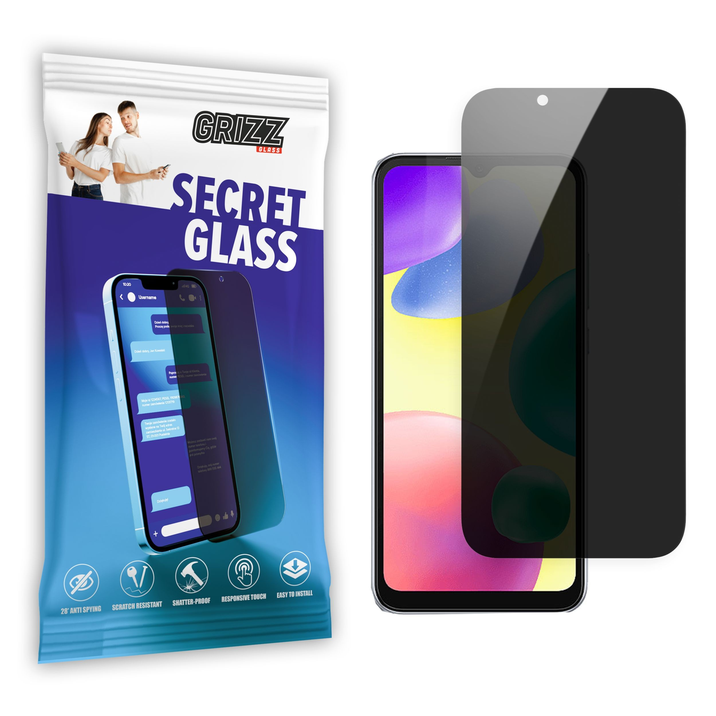 GrizzGlass SecretGlass Xiaomi Redmi 10A