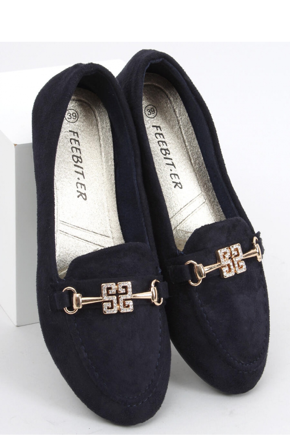 Mokassins model 163891 Inello marineblau Damen