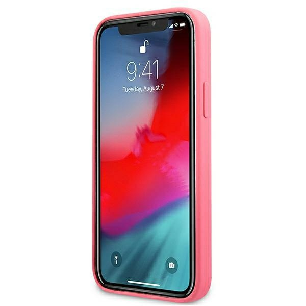 Guess GUHCP12LLSPEFU Apple iPhone 12 Pro Max fushia hard case Peony Collection