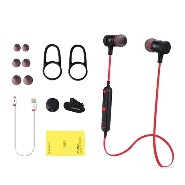 AWEI Wireless In-Ear Earphones Magnetic Bluetooth A920BL black