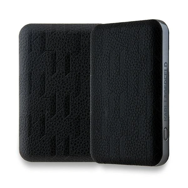 Karl Lagerfeld KLPB5FPGKSCHHK 15W 5000mAh wireless powerbank Choupette Head Pin MagSafe black