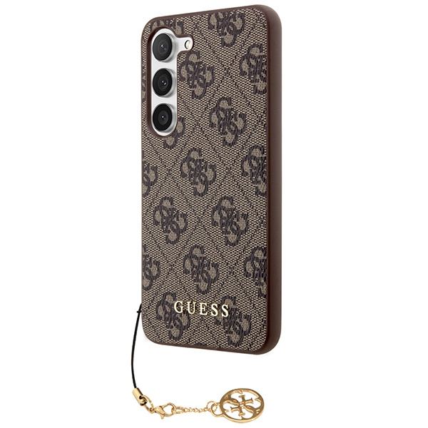 Guess GUHCSA35GF4GBR Samsung Galaxy A35 hardcase 4G Charms Collection brown