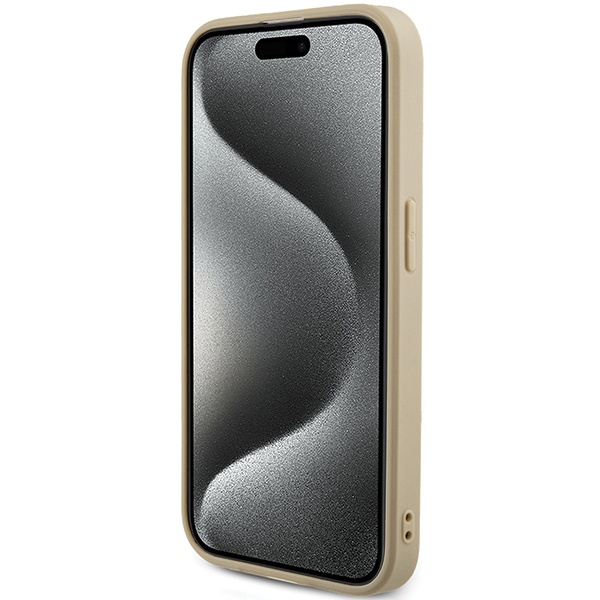 Guess GUHCP14XPSAIRSD Apple iPhone 14 Pro Max hardcase Saffiano Iridescent Script gold
