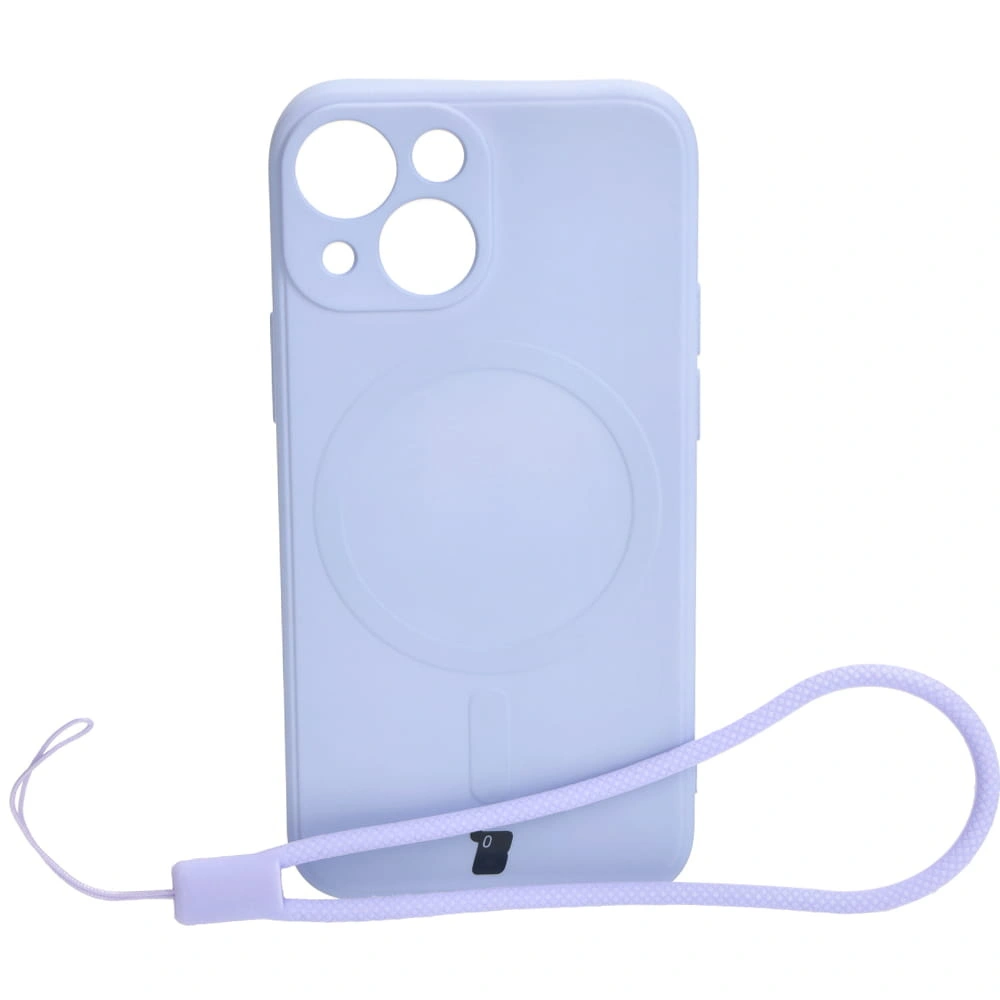 Bizon Case Silicone MagSafe Sq Apple iPhone 13 Mini light purple
