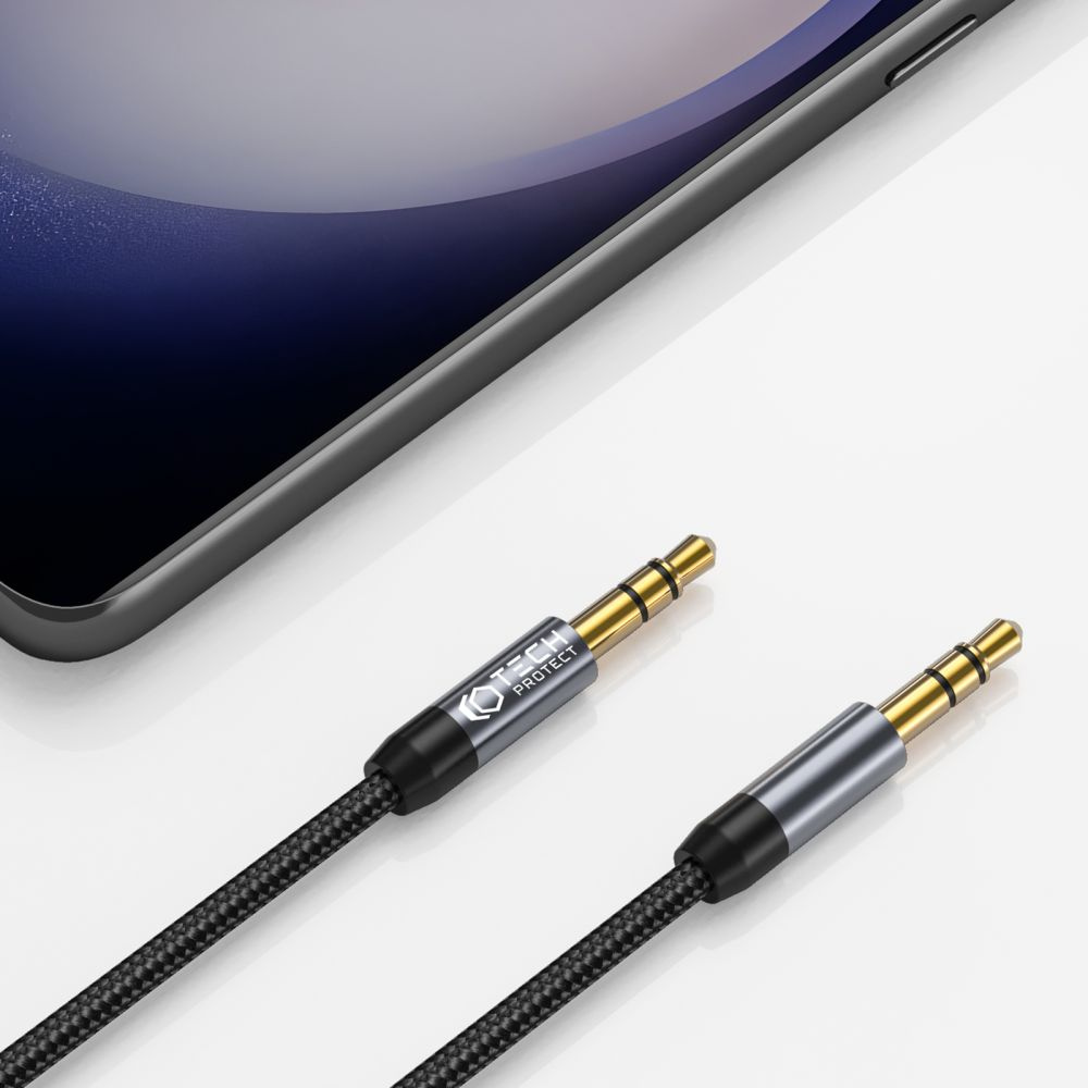 Tech-protect Ultraboost Cable AUX/mini jack 3.5mm 150cm Black