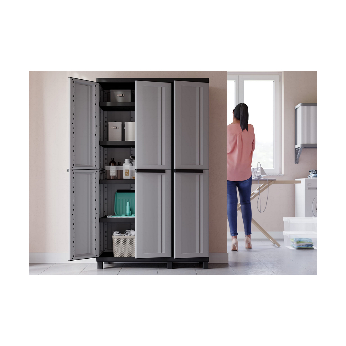 Cupboard Terry twistblack102a 3 doors