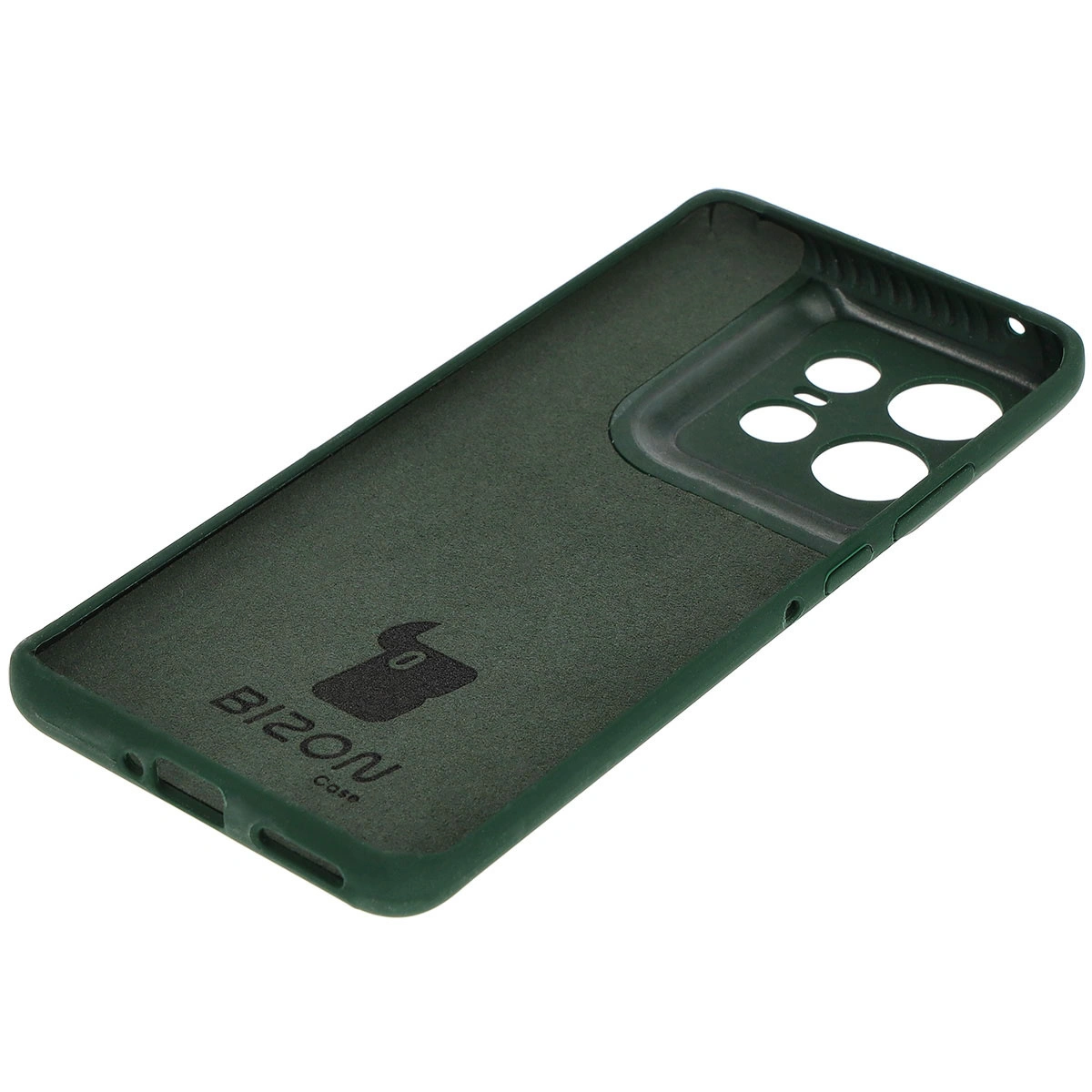 Bizon Soft Case Motorola Edge 50 Pro dark green
