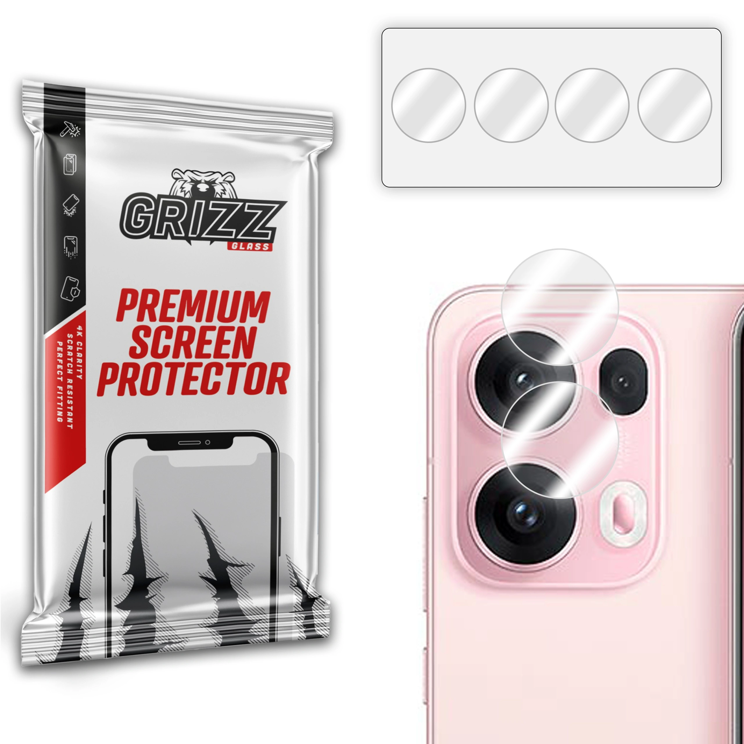 GrizzGlass HybridGlass Camera Oppo Reno13 Pro