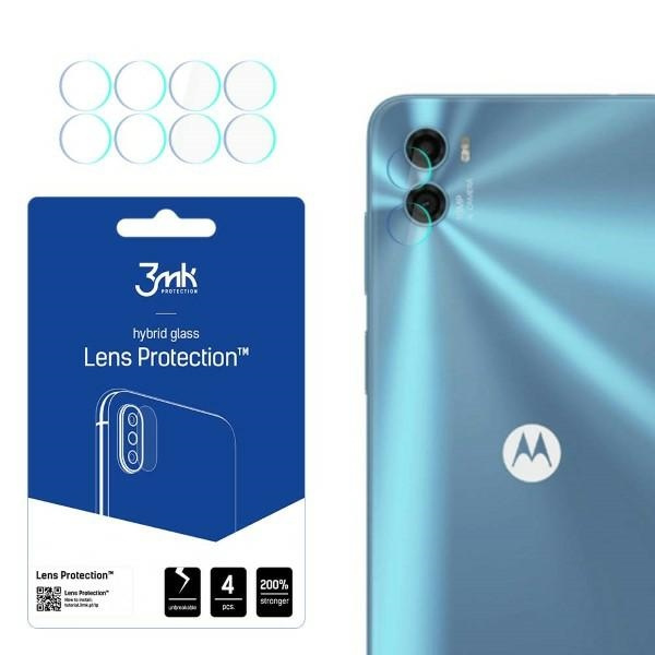 3MK Lens Protect Motorola Moto E22s [4 PACK]