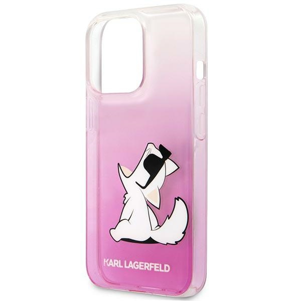 Karl Lagerfeld KLHCP14XCFNRCPI Apple iPhone 14 Pro Max hardcase pink Choupette Fun
