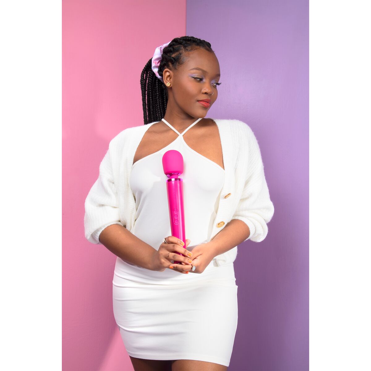 PalmPower-Recharge Wand Massager Le Wand Magenta Pink PalmPower-Recharge Wand Massager Le Wand Magenta Pink
