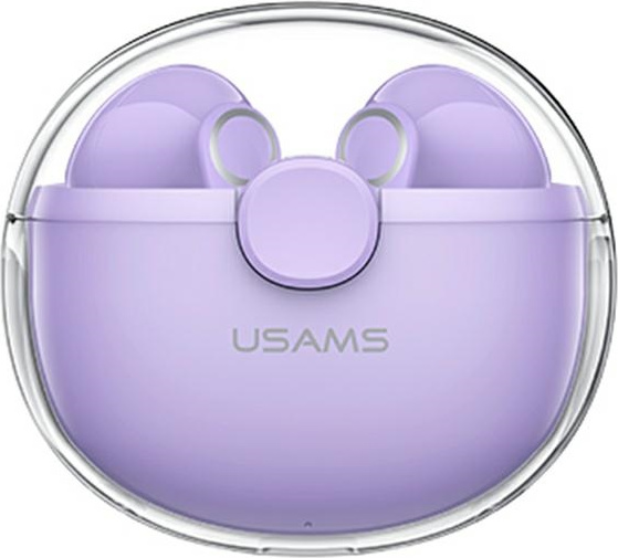 USAMS Earphones Bluetooth 5.1 TWS BU series purple BHUBU02