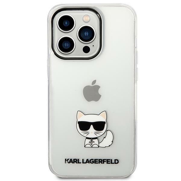 Karl Lagerfeld KLHCP14XCTTR Apple iPhone 14 Pro Max hardcase transparent Choupette Body