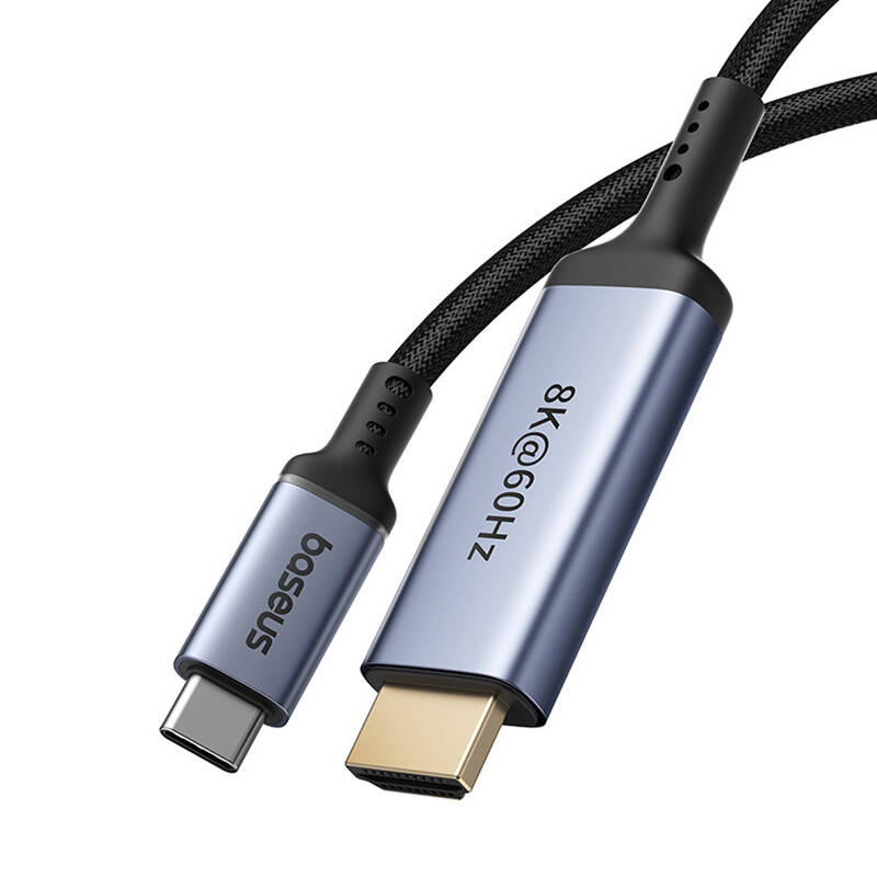 Baseus USB-C / HDMI 2.1 8K 60Hz 1.5m cable black