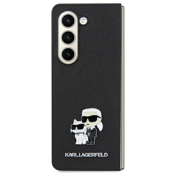 Karl Lagerfeld KLHCSA35SAKCNPK Samsung Galaxy A35 hardcase Saffiano Karl&Choupette Pin black