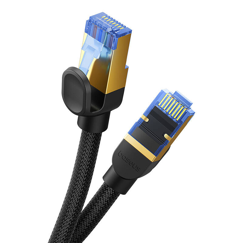 Baseus braided cat 7 Ethernet RJ45, 10Gbps, 20m network cable (black)