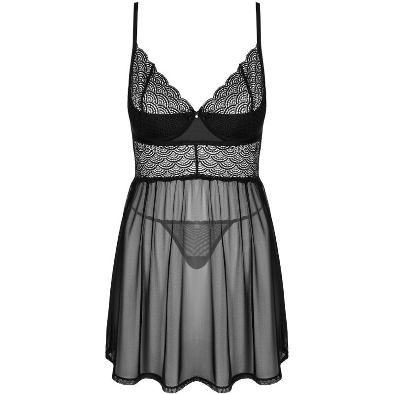OBSESSIVE - CHEMERIS SET BADYDOLL & THONG M/L