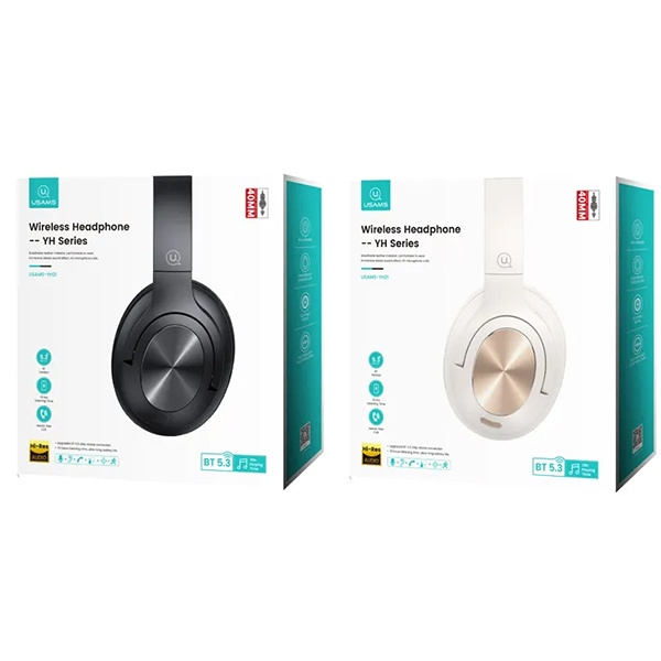 USAMS US-YH Series YH21 Bluetooth 5.3 headphones black