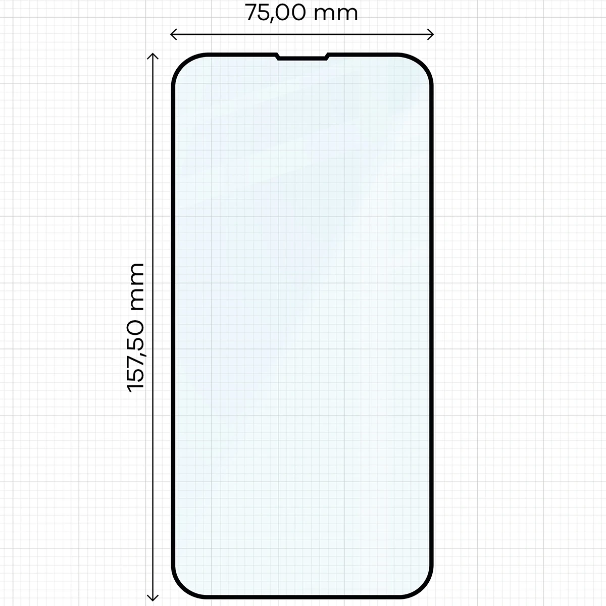 Szkło hartowane Bizon Glass Edge Duo do Apple iPhone 13 Pro Max czarna ramka [2 PACK]