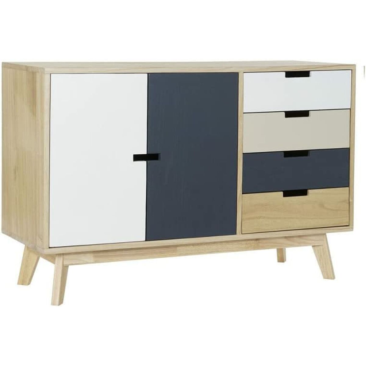 Sideboard DKD Home Decor Paolownia wood MDF Wood (100 x 35 x 65.5 cm)