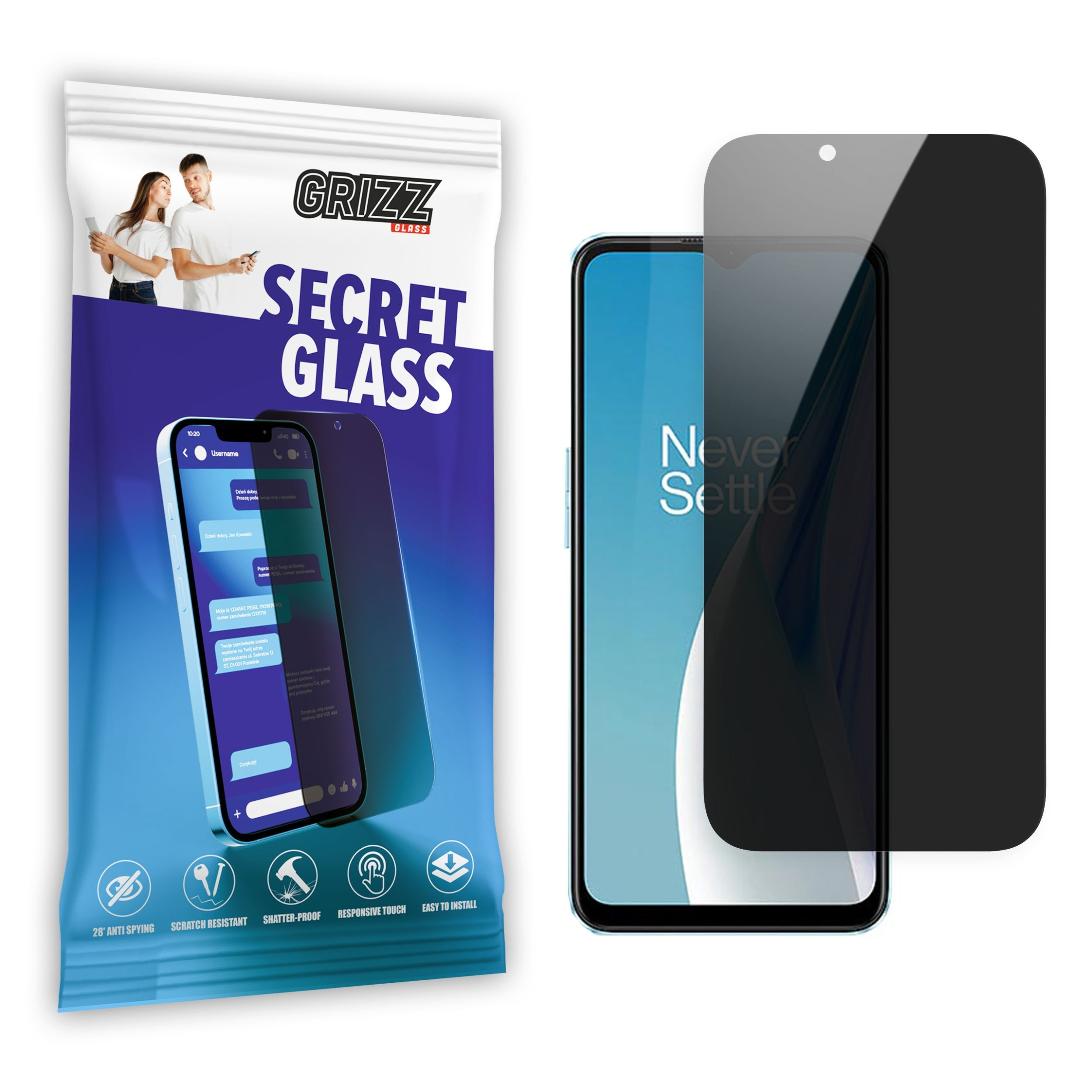 GrizzGlass SecretGlass OnePlus Nord N20 SE