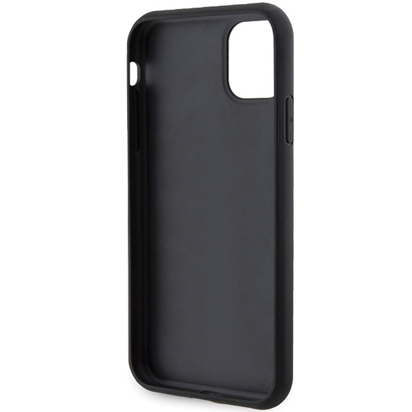 Guess GUHCN61PG4GPK Apple iPhone XR / 11 hardcase 4G Triangle Metal Logo black