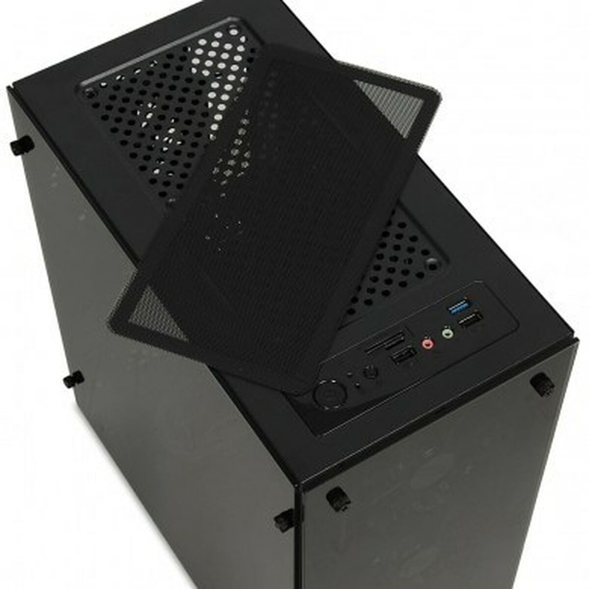 Micro ATX Midtower Case Ibox PASSION V4 Black Multicolour