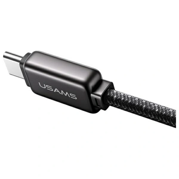 USAMS USB-C / USB-C cable 100W 1.2m Zinc Alloy Fast Charging Data Cable Meteor Series