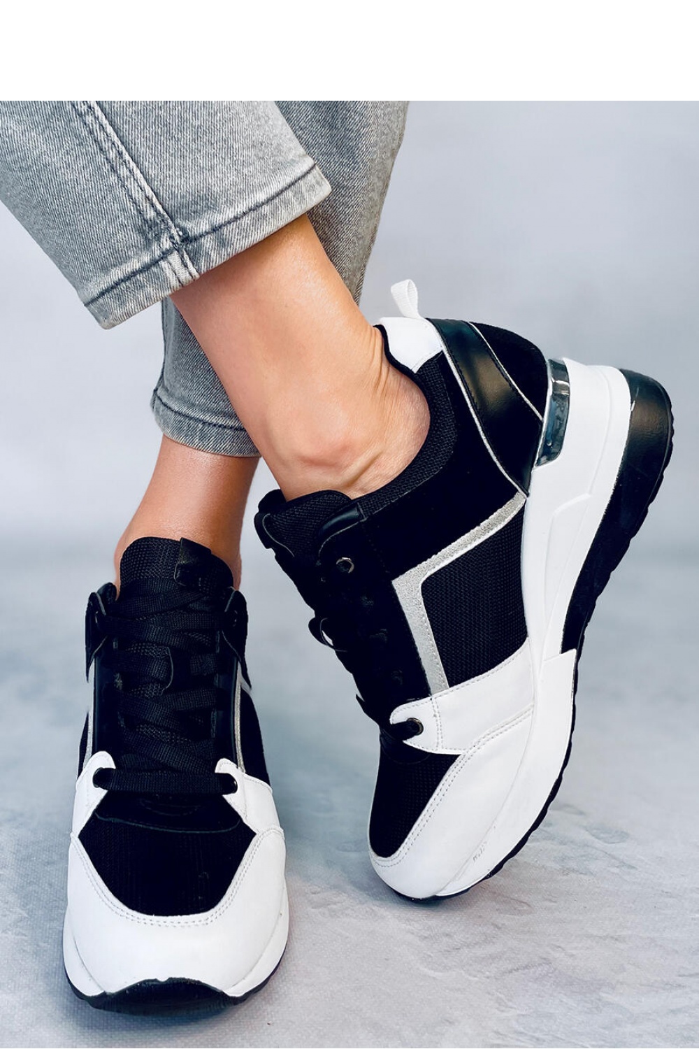 Plateausportschuhe model 178791 Inello schwarz Damen