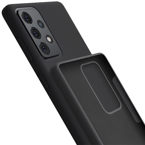 Case 3MK Silicone Case Samsung Galaxy A52/A52s black/black