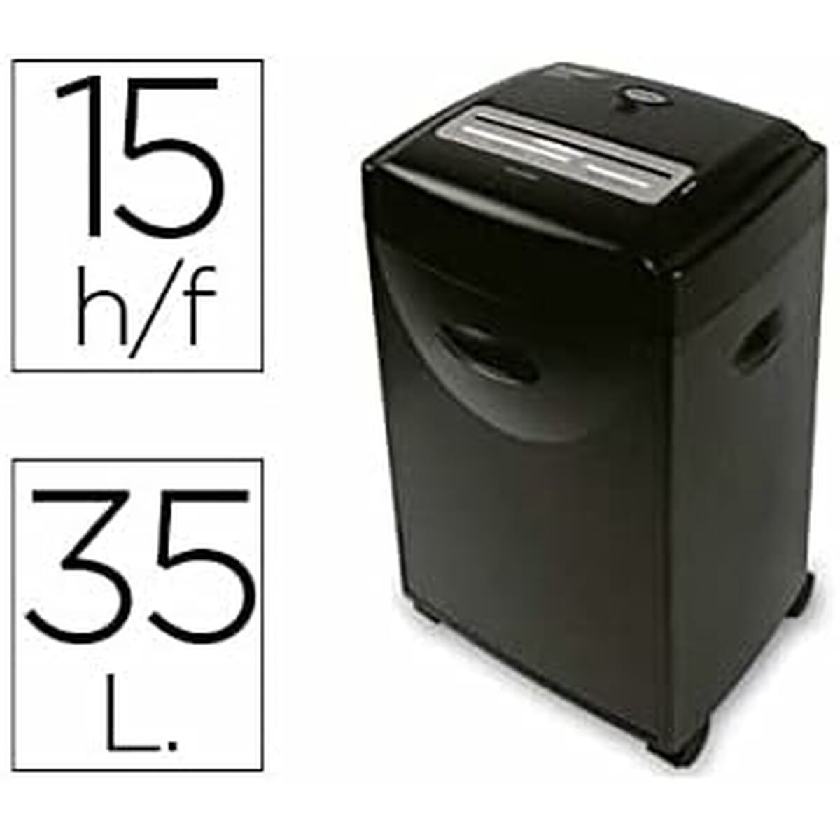 Paper Shredder Q-Connect KF15553 35 L 15 Sheets