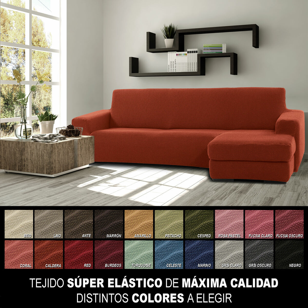 Chaise longue cover with short right arm Sofaskins NIAGARA 210 - 340 cm Chaise longue cover with short right arm Sofaskins NIAGARA 210 - 340 cm