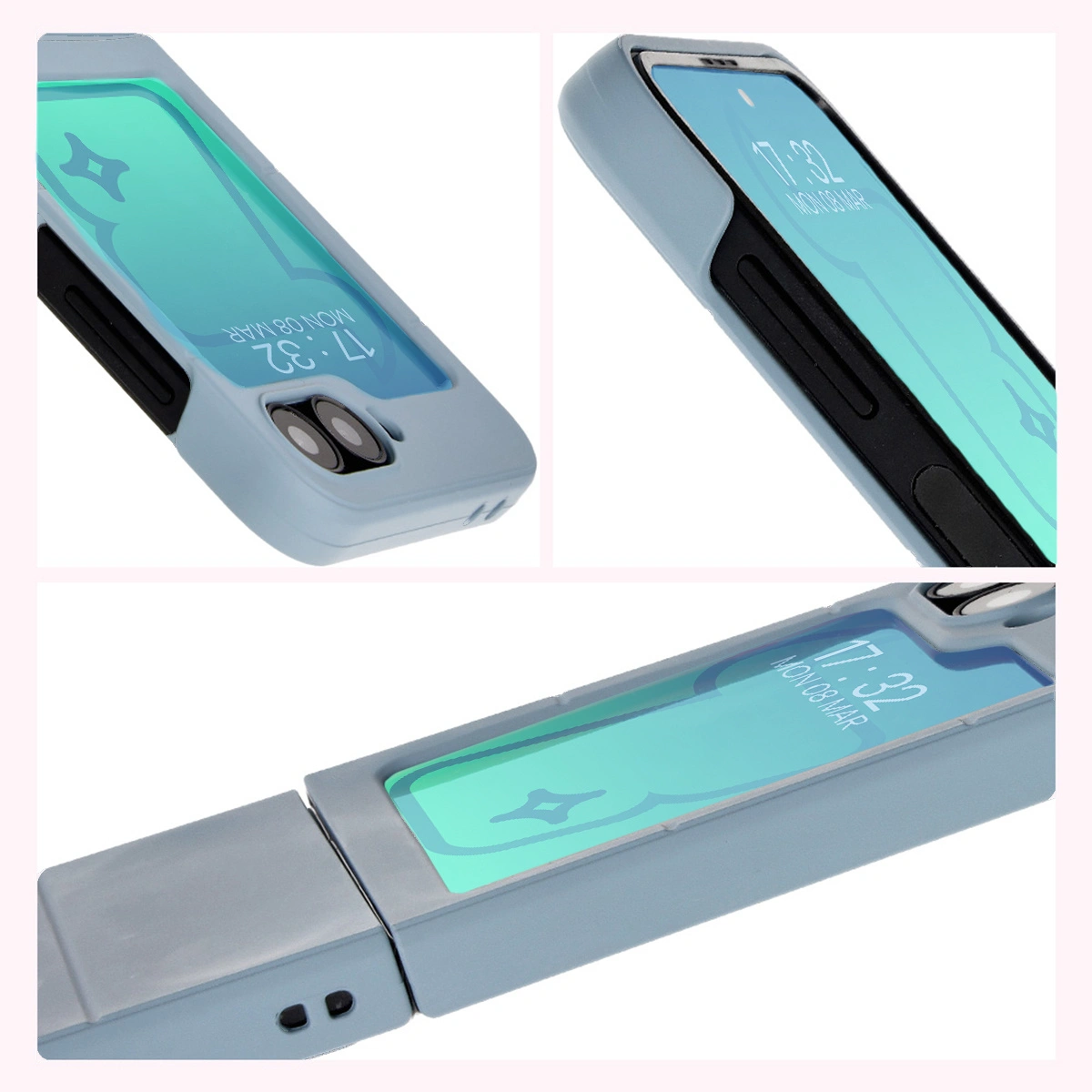 Bizon Case Tur Samsung Galaxy Z Flip6 light blue
