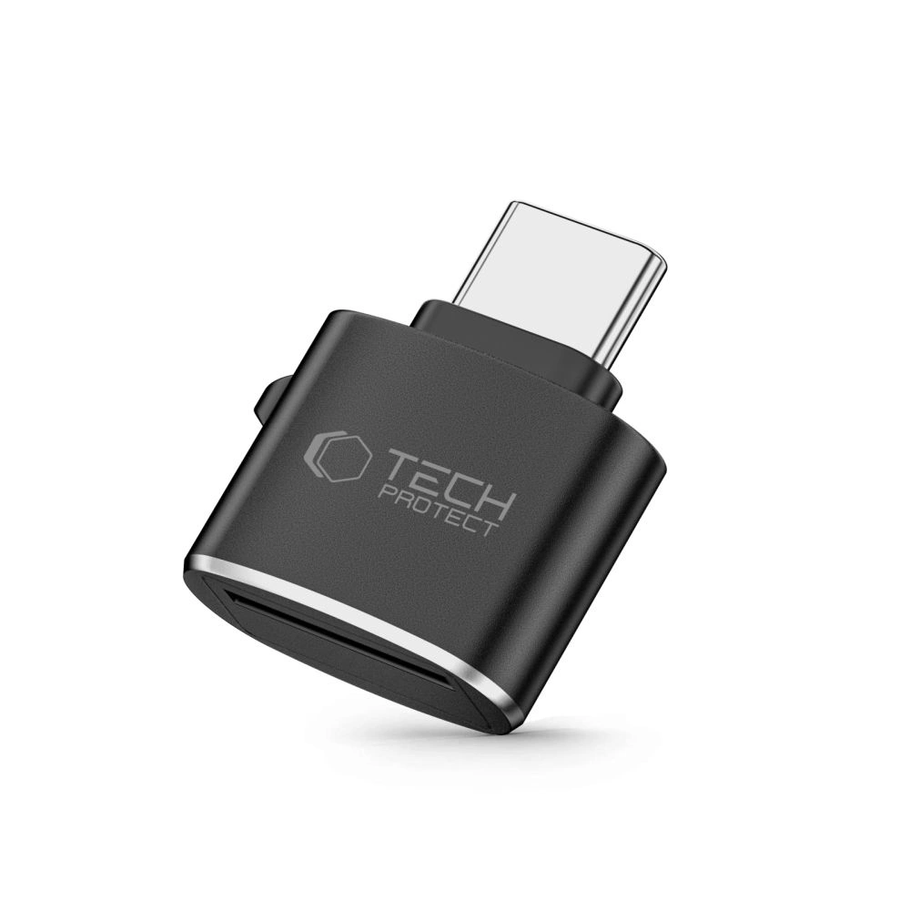 Tech-Protect Ultraboost USB-C / Card Reader Micro SD/TF adapter Black