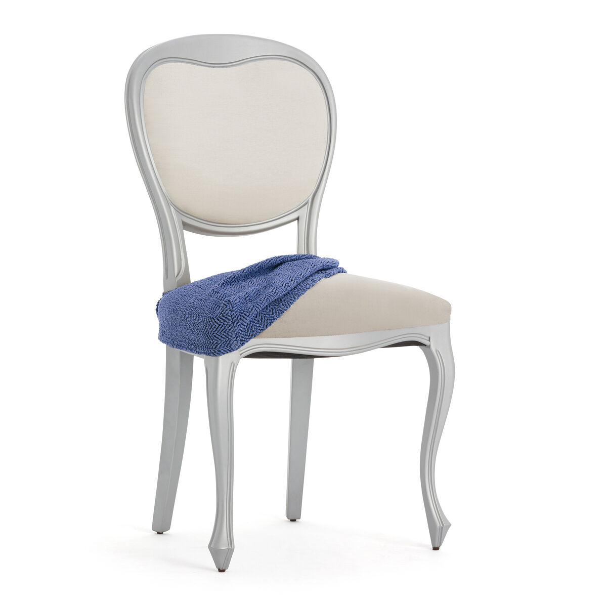 Chair Cover Eysa JAZ Blue 50 x 5 x 50 cm 2 Units
