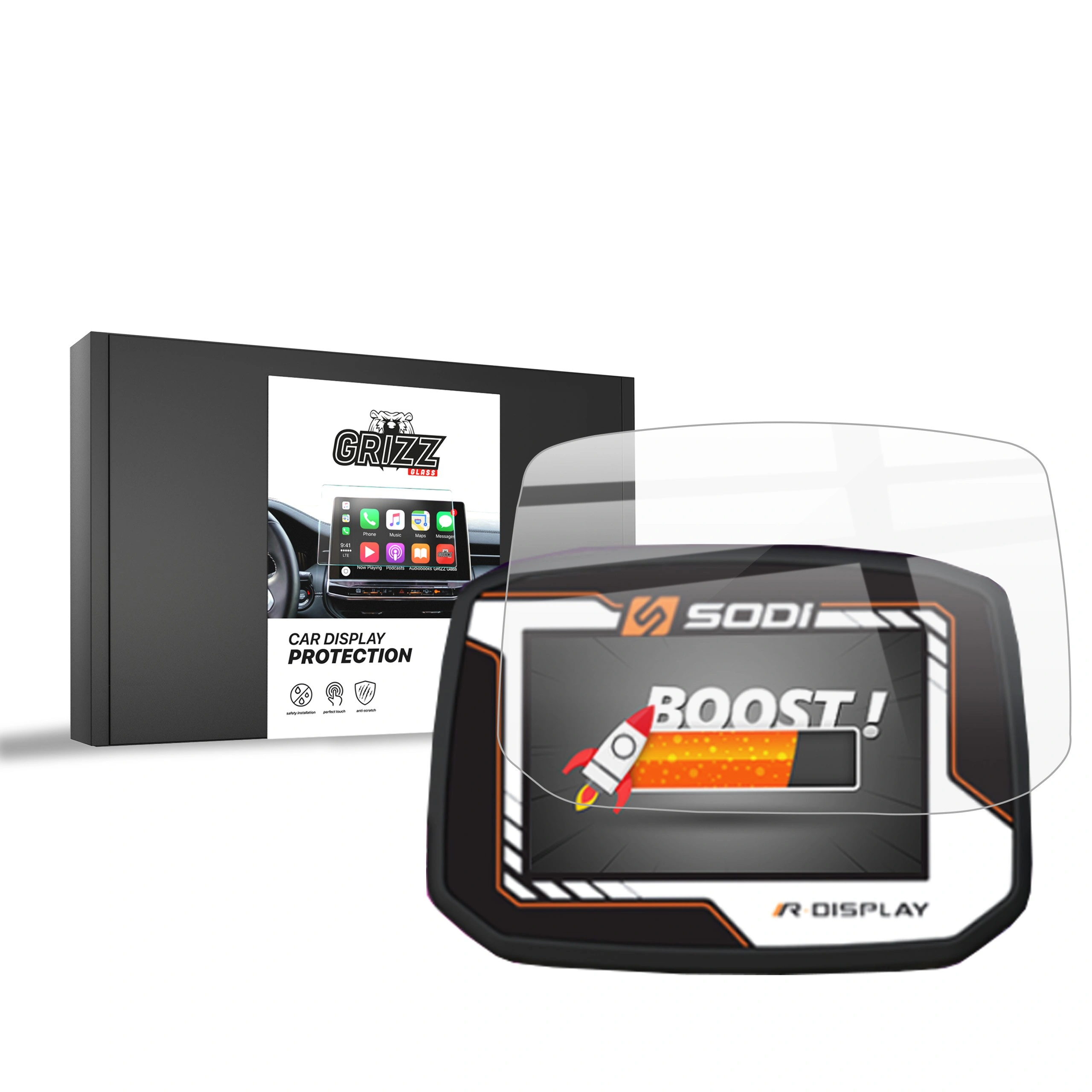 Ceramic GrizzGlass CarDisplay Protection Sodi LRX2