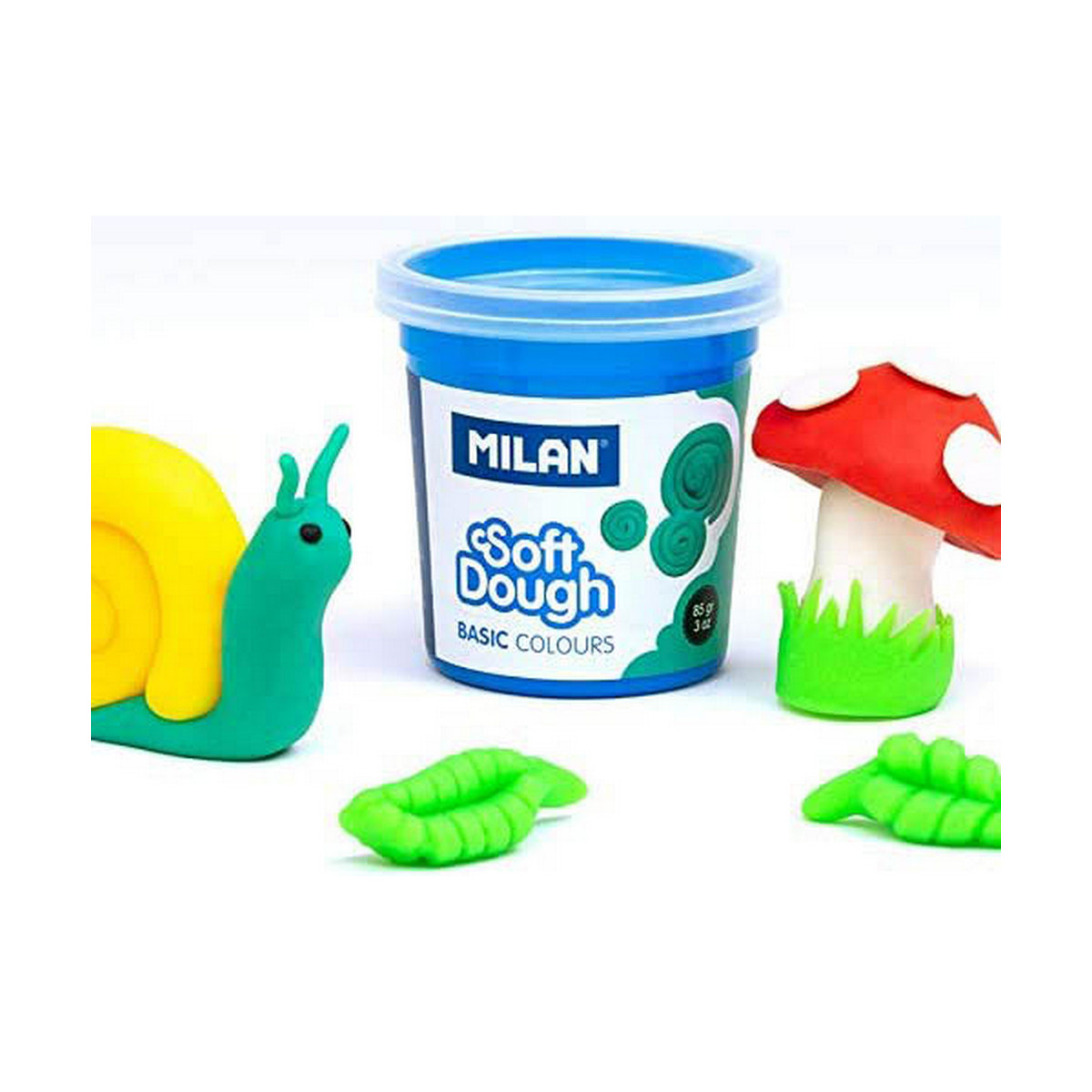 Modelling Clay Game Milan Soft dough 913510B Vegetable Blue Yellow