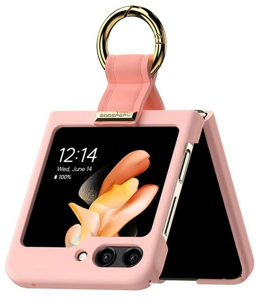 Etui Mercury Gold Ring do Samsung Galaxy Flip6 różowy