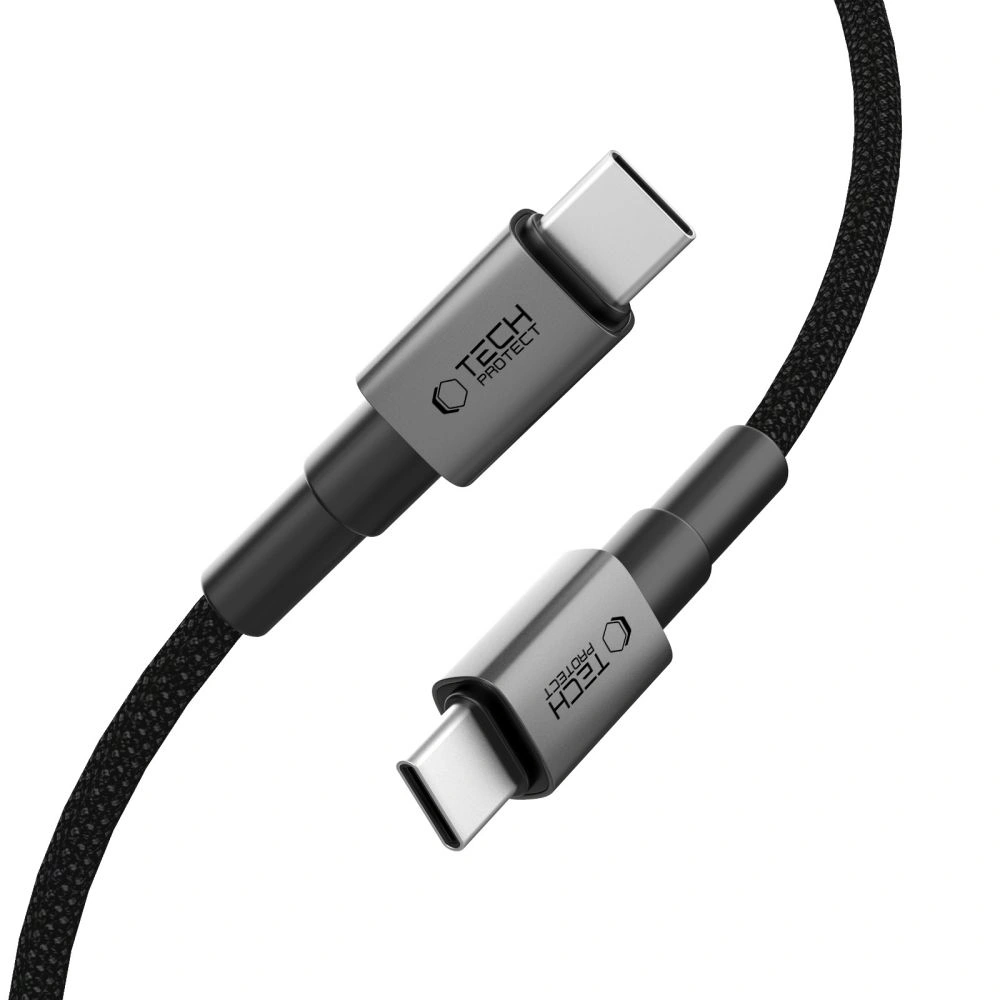 Tech-Protect Ultraboost DNA USB-C / USB-C Cable PD100W/5A 200cm Iron Grey
