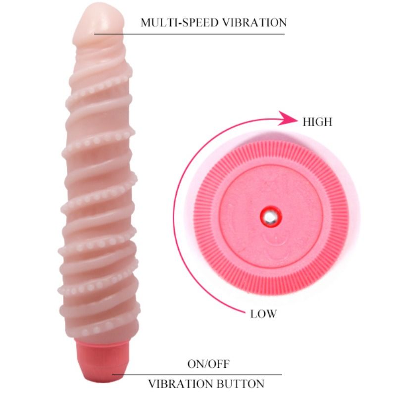 FLEXI VIBE SENSUAL SPIRAL VIBRATOR 19.5 CM