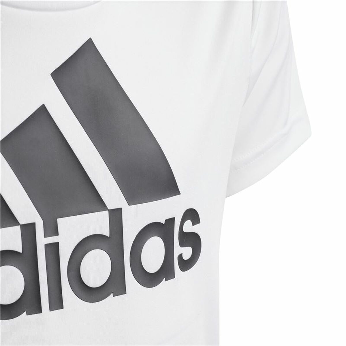 Child's Short Sleeve T-Shirt Adidas Designed To Move White
