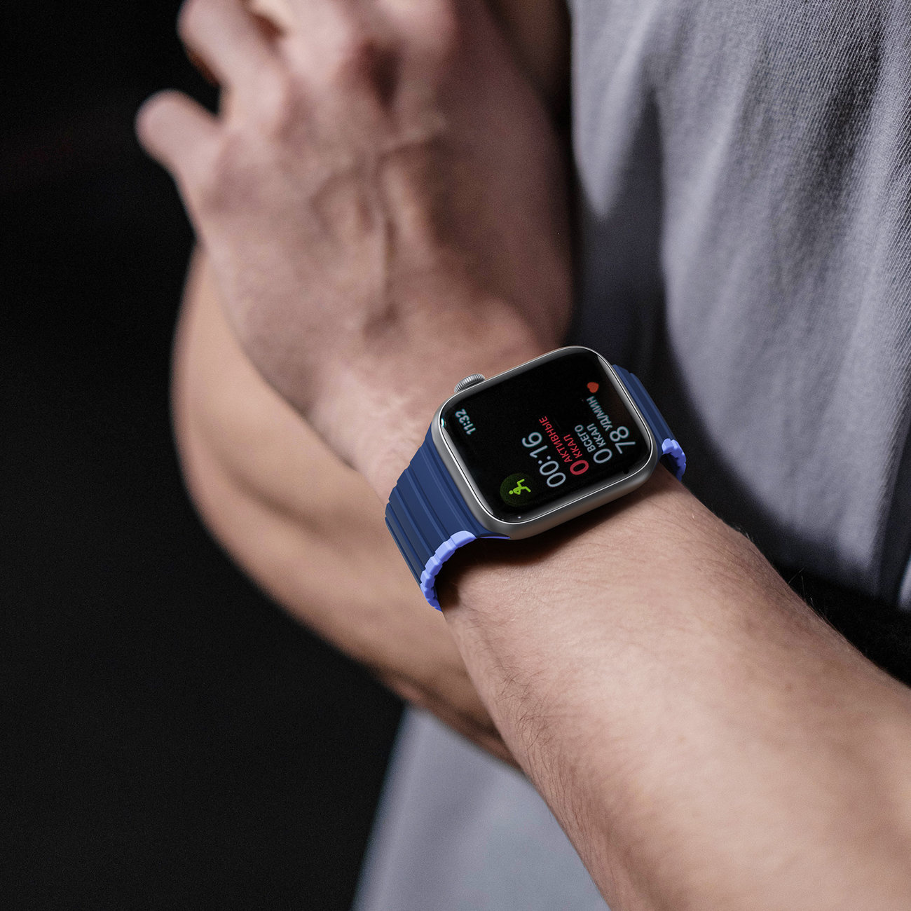 Dux Ducis Strap (LD Version) Apple Watch 4/5/6/7/SE/8/9 40/41mm blue