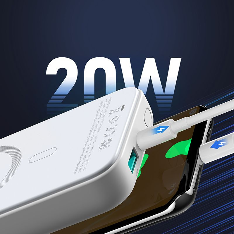 Powerbank Joyroom JR-W020 Mini Magnetic MagSafe Wireless 10000mah Black