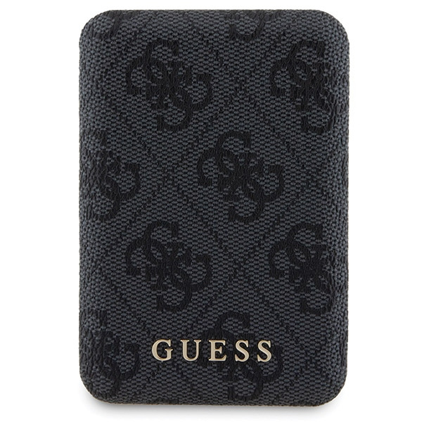 Guess GUBPM5P15L4GEMGK Apple iPhone 15 Pro hardcase + Powerbank 5000mAh MagSafe 4G Metal Logo black