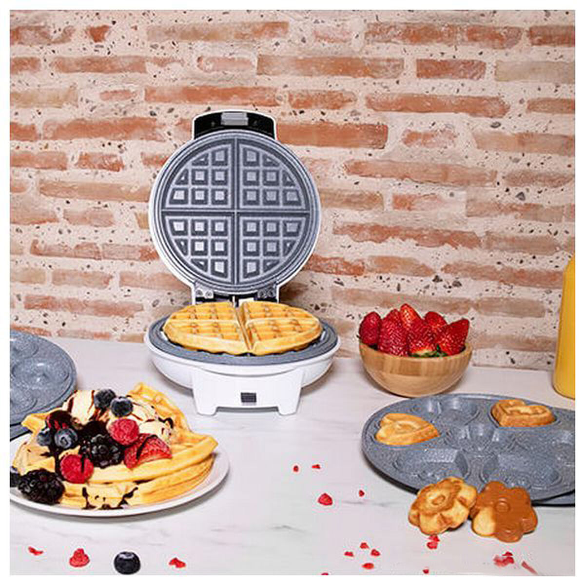 Cecotec Waffle Maker Fun Gofrestone 4inox Silver