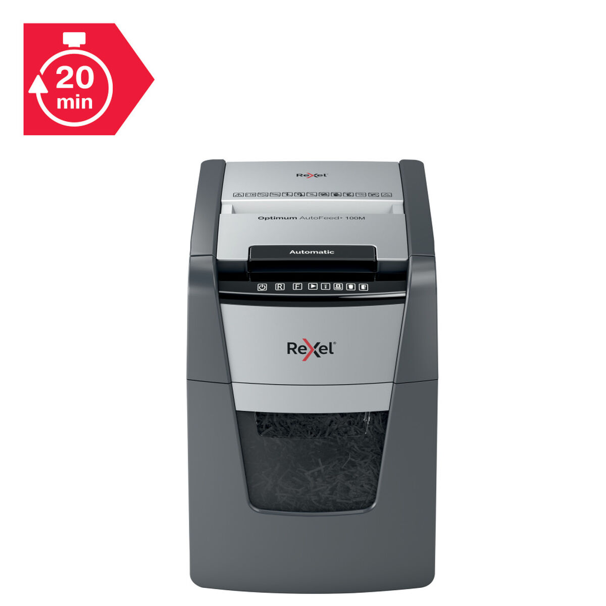 Micro-Cut Paper Shredder Rexel Optimum Auto+ 100M Micro-Cut Paper Shredder Rexel Optimum Auto+ 100M