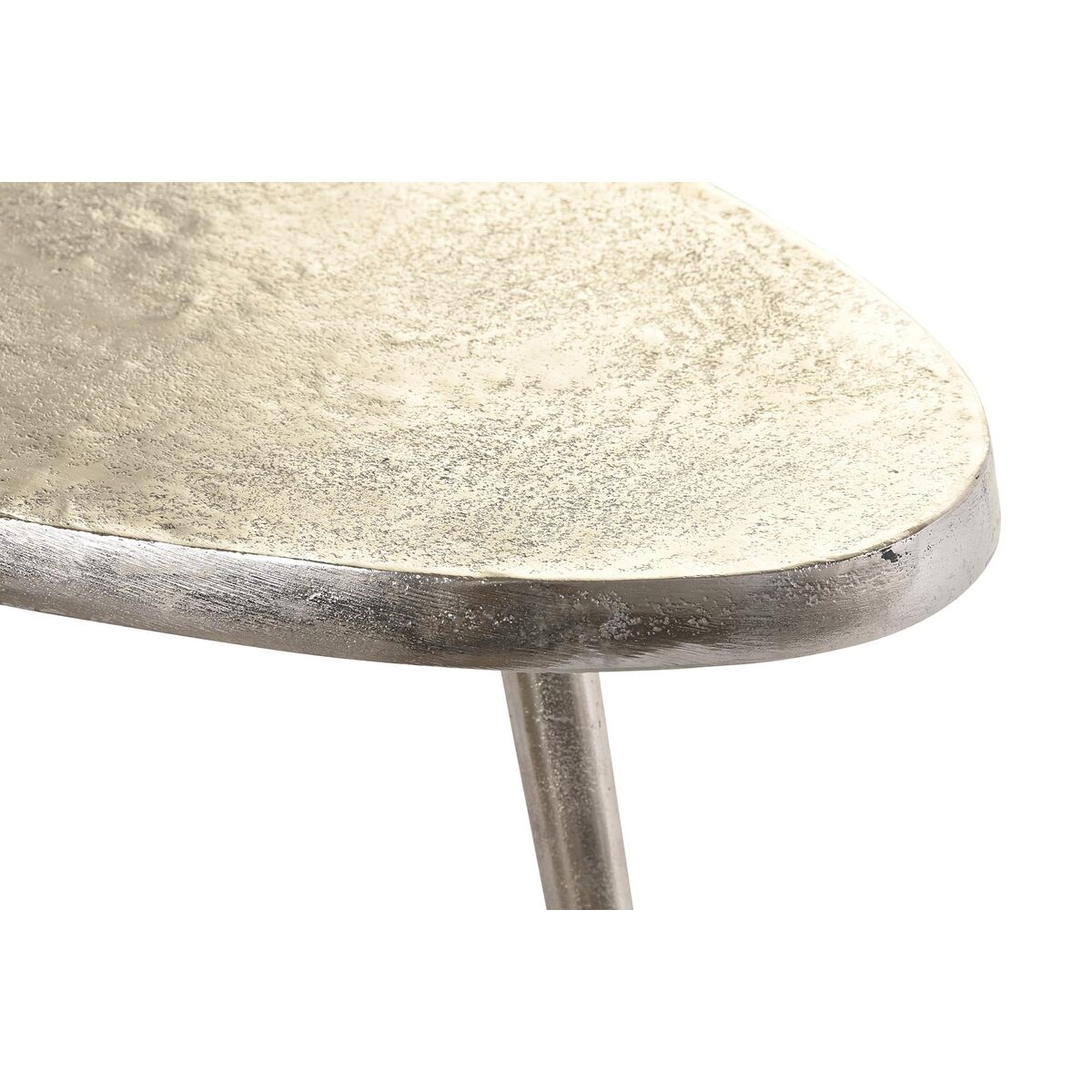 Side table DKD Home Decor Silver Aluminium (72 x 36 x 52 cm)