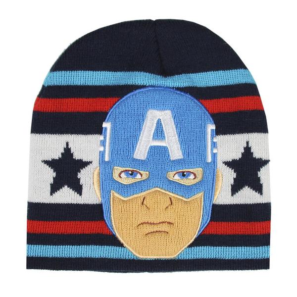 Czapka dziecięca Captain America The Avengers Granatowy (Jeden rozmiar)