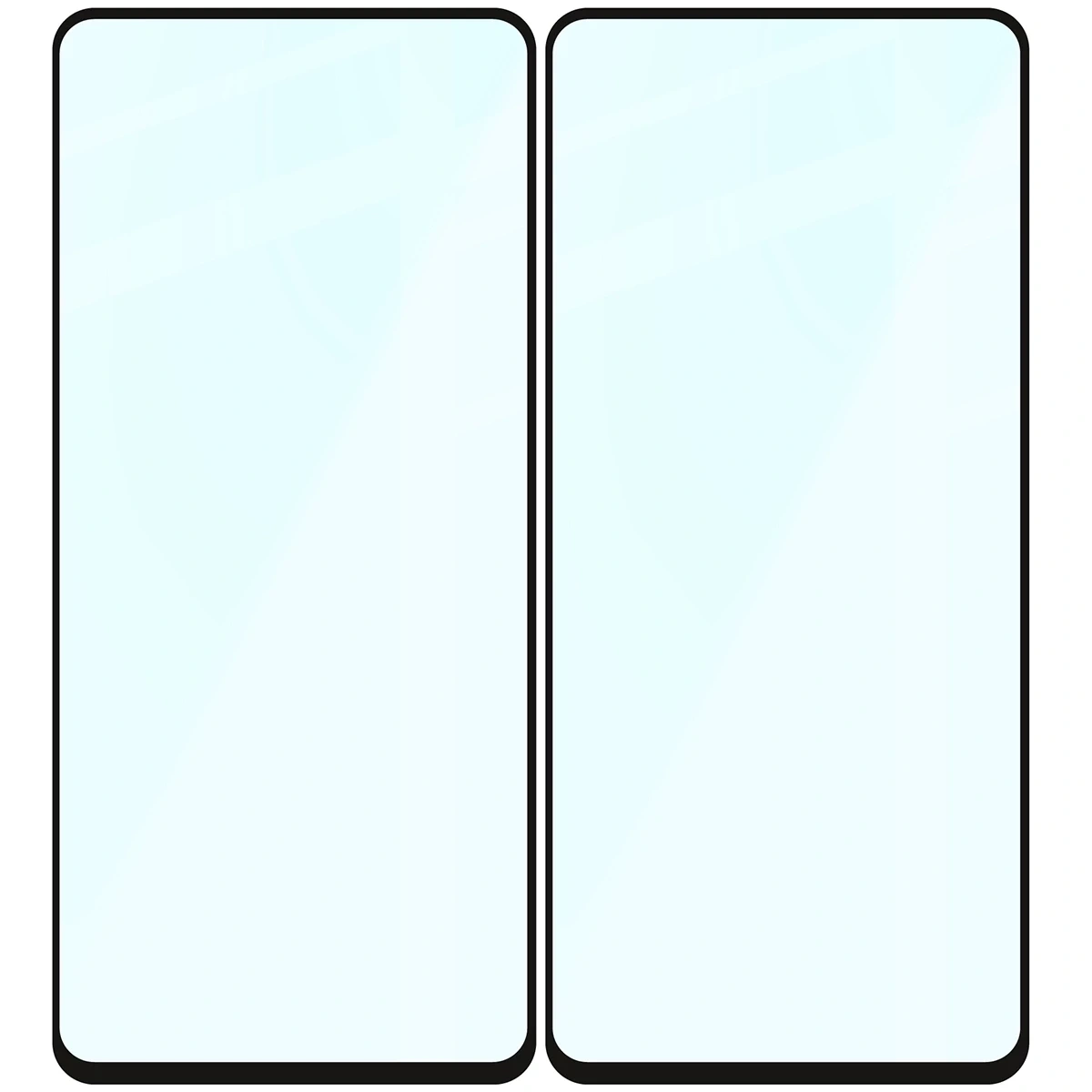 Szkło hartowane Bizon Glass Edge Duo do Samsung Galaxy A52s / A52 5G / A52 4G czarna ramka [2 PACK]